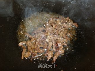 咸菜西芹炒牛肉的做法步骤：6