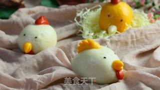 【河北】萌“鸡”贺春（小鸡豆沙包）的做法