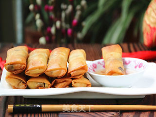 【上海】黄芽菜肉丝春卷的做法