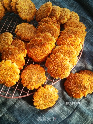 【河南】芝麻香酥饼的做法