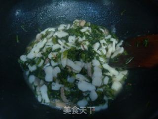 雪菜肉丝炒年糕的做法步骤：9