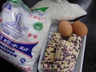 鲜玉米鸡蛋饼的做法步骤：1