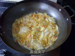 这样吃牛肉既快又嫩-------------辣白菜汆牛肉的做法步骤：8