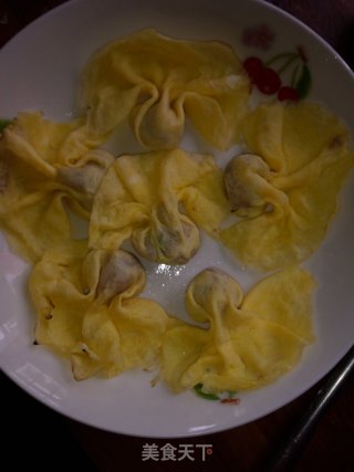 鸡蛋皮饺子的做法