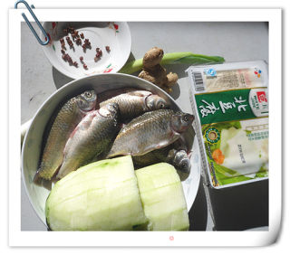 鲫鱼豆腐冬瓜汤的做法步骤：1