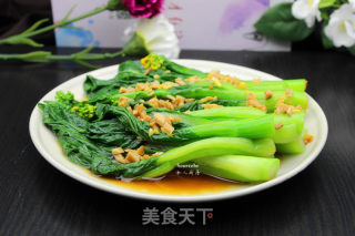 节后刮油，白灼菜心的做法