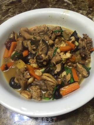 小鸡炖蘑菇的做法