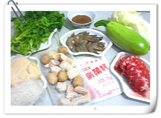涮菜火锅的做法步骤：1