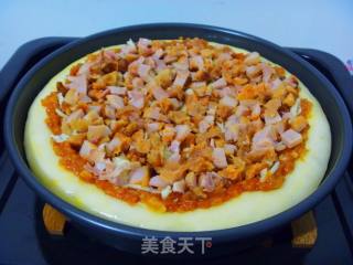 我的第一个---奥尔良烤鸡披萨的做法步骤：13