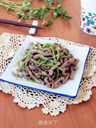 【天津】芫爆牛肉丝的做法