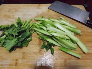 芥蓝双鲜的做法步骤：3