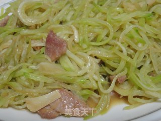 萝卜丝炒肉的做法步骤：5