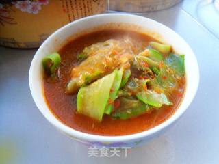 【东北】红椒粉丝丝瓜片的做法
