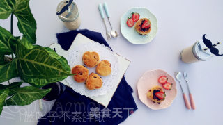 情人节礼物之超快手心型蔓越莓司康