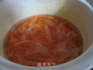 胡萝卜大米粥的做法步骤：4