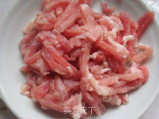 肉丝豇豆的做法步骤：2