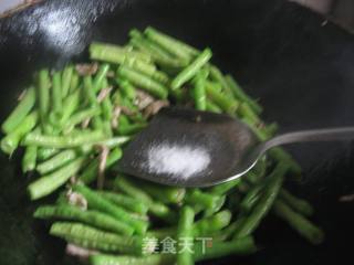 肉丝豇豆的做法步骤：4