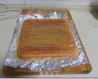 斑马花生酱蛋糕卷的做法步骤：16