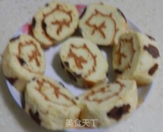 斑马花生酱蛋糕卷的做法步骤：19