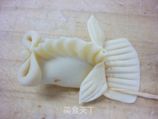 金鱼蒸饺的做法步骤：9