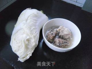 脊骨炖白菜的做法步骤：1