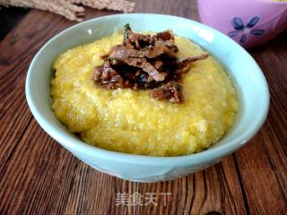 【东北】猪肉丝拌大黄米饭的做法