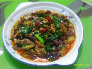 川味肉沫茄子的做法步骤：5