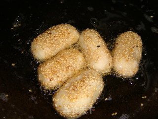 芝麻糯米枣的做法步骤：8
