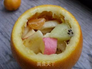 给自己一个好心情--------------香橙酸奶水果盏的做法步骤：7