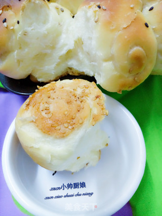 蜂蜜芝麻脆底小面包的做法