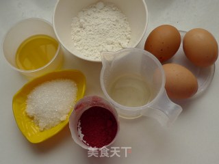 那一抹别样的红----红曲戚风的做法步骤：1
