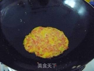 【减肥餐点】中西合并营养早餐----全麦番茄饼三文治的做法步骤：6