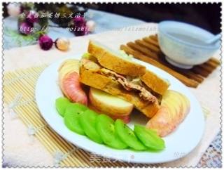 【减肥餐点】中西合并营养早餐----全麦番茄饼三文治的做法步骤：11