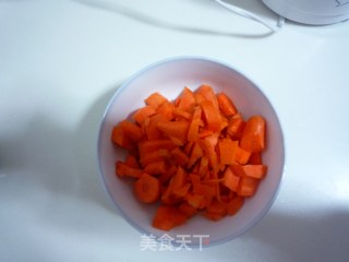 胡萝卜吐司的做法步骤：1