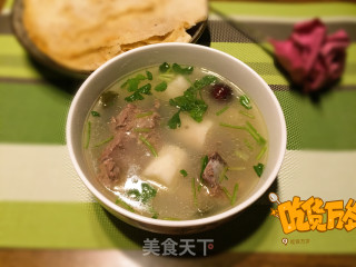 暖心羊肉排骨汤的做法