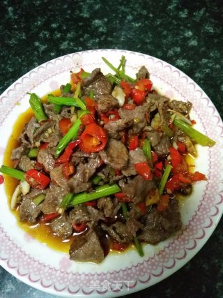 小炒牛肉的做法