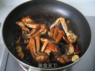 香辣蟹的做法步骤：8