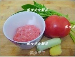 【营养早餐】换个方法吃馄饨---番茄猪肉馄饨的做法步骤：1