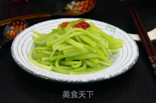 凉拌莴笋丝的做法