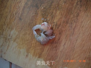 奶香虾仁炒饭的做法步骤：4