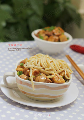 连妈妈都说好吃的----豆腐鸡丁面的做法步骤：21