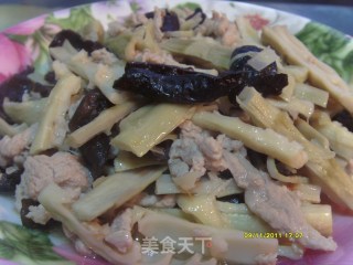 扁尖肉丝的做法步骤：5