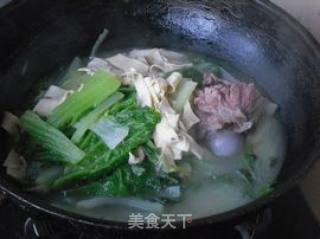 家常炖菜---大白菜炖干豆腐的做法步骤：8