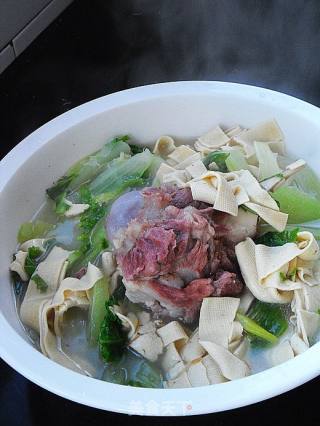 家常炖菜---大白菜炖干豆腐的做法步骤：10