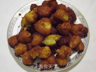 焦熘土豆丸子的做法步骤：5