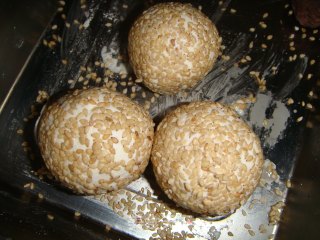 豆沙麻团的做法步骤：6
