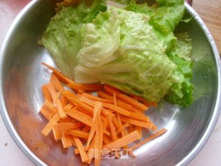 泡萝卜烧海带的做法步骤：2