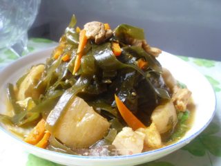 泡萝卜烧海带的做法步骤：12