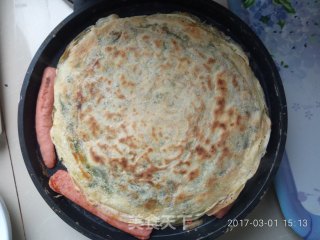 菜煎饼的做法