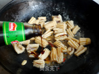 葱爆鱿鱼的做法步骤：5